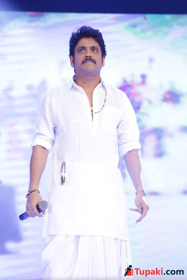 Nagarjuna Stage Performance At Soggade Chinni Nayana Audio Launch Photos